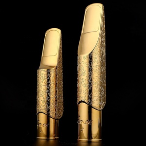 Eb Alto SaxophoneメタルマウスピースBbテナーSAXエッセンシャル楽器アクセサリーレコーディングマウスピースKANEEKMEEMING
