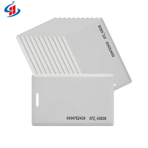 RFID 125KHz/13.56mhz厚智能卡-用于门禁系统的厚度1.8毫米可重写接近翻盖卡 - Product Image 2