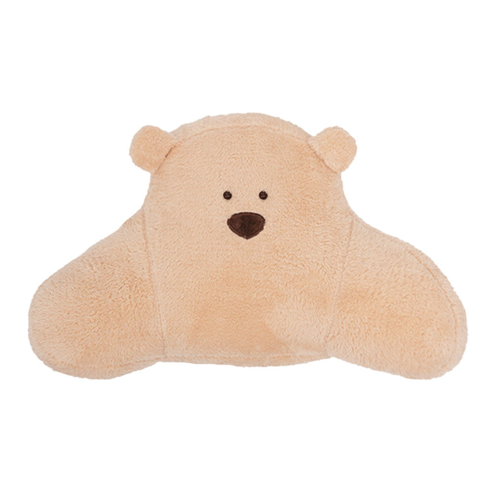 Support de bras et de taille en velours arctique avec ours brun clair