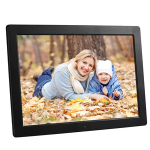 15 inç 1280X800 LED dijital fotoğraf çerçevesi uzaktan kumanda SD MMC MP3 MP4 USB WiFi fonksiyonu ve Metal tutucu ile Dropship - Product Image 1