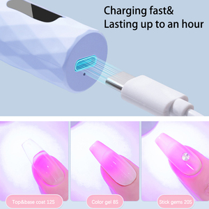 ZRKGEL yeni varış manikür USB el Mini UV tırnak küçük flaş Led kür lambası hızlı kür jel NailSalon ev DIY tırnak sanat