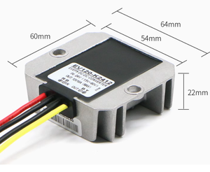 Waveshare 106g 24V Entrada 12V 10A Salida Módulo de potencia de aluminio grande 24V a 12V 10A Power Buck Boost Module - Product Image 2