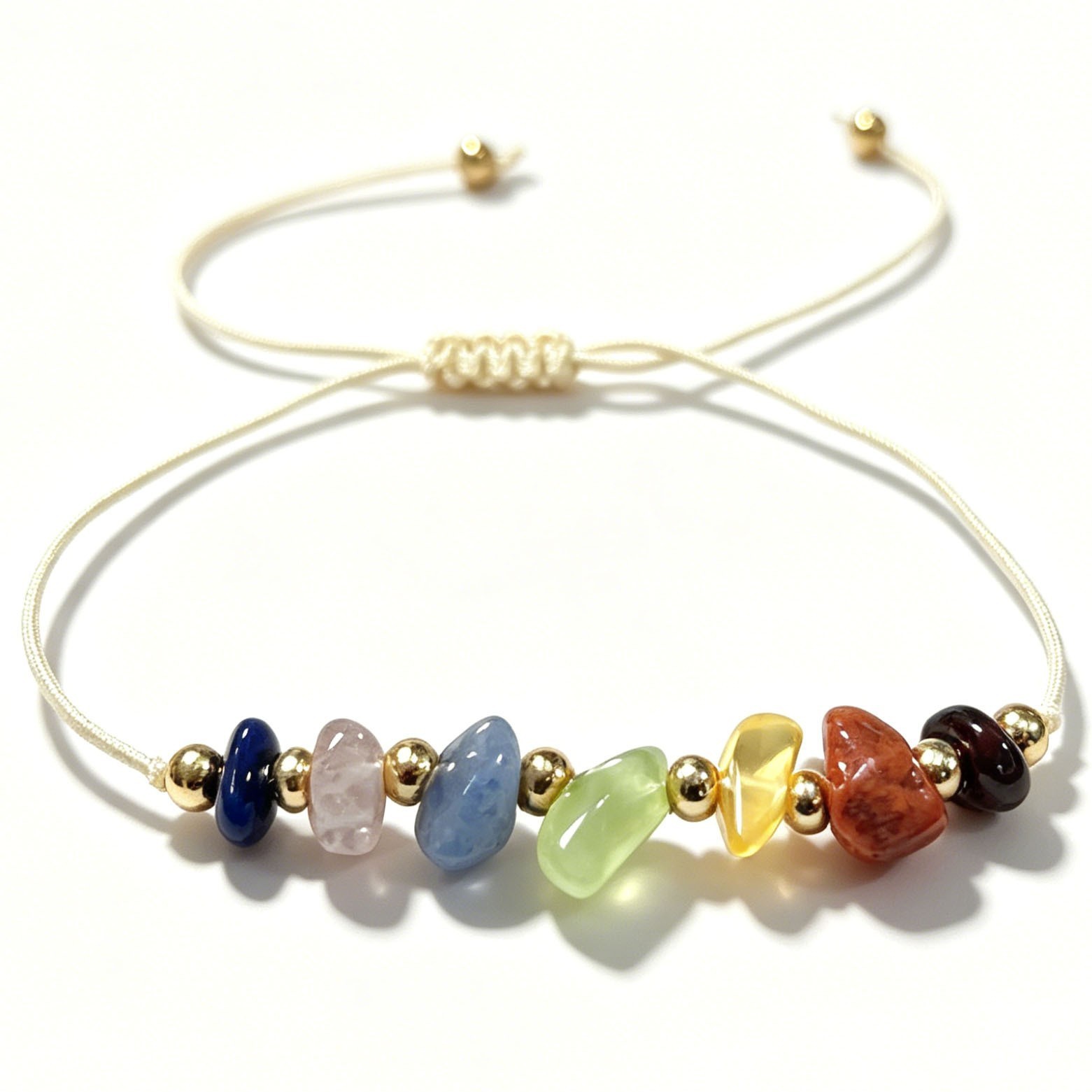Colorful irregular gravel bracelet