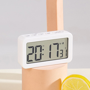 Neue einfache <span class=keywords><strong>LCD</strong></span>-Multifunktions-Kunststoff-Student-Desktop-Wecker Elektronische analoge digitale <span class=keywords><strong>Timer</strong></span>-Uhr für Kinder