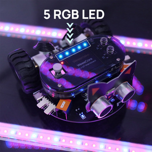 Drahtlose BT WiFi Steam Diy Scratch 3.0 Python-Codierung Ai Smart Esp32-Programm Stem Education Robotic Car Kit für Schulkinder