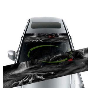 המכונית suv מול השמשה שמש צל חלון מדבקת 3D עין מדבקה עמיד למים