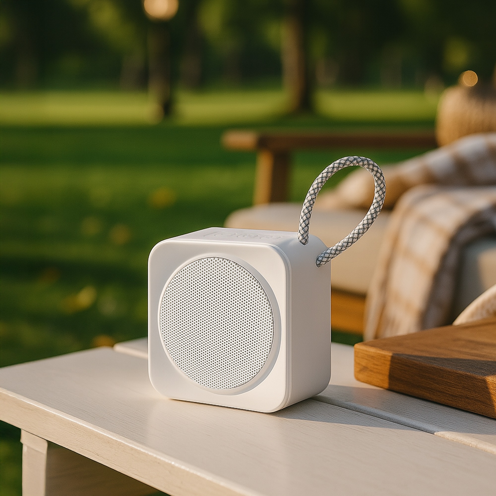 White Waterproof Wireless Speaker