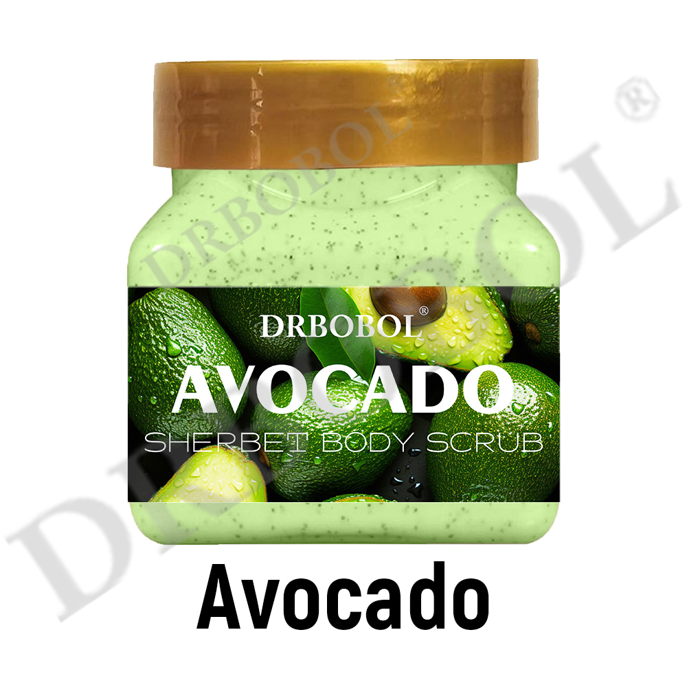 Exfoliante corporal de crema de aguacate 350 g (versión en inglés)
