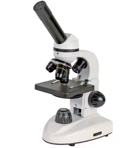 Microscopio óptico biológico monocular con fuente de luz halógena LED 1600X, binocular trinocular 400x para aumento de laboratorio - Product Image 4