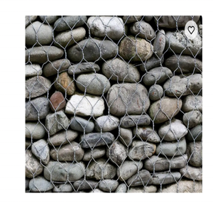 Scatola esagonale della gabbia della pietra del gabbione della rete metallica galvanizzata della rete metallica del ferro con il foro di 80x10mm - Product Image 1