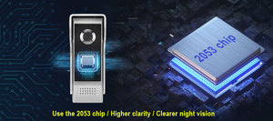 Sistema de intercomunicación inteligente para exteriores Tuya 1080P HD WiFi Cámara de timbre con visión nocturna Protección de contraseña segura Alertas de movimiento - Product Image 6