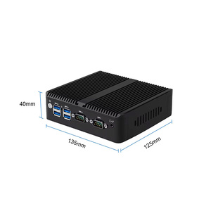 4 Port Lan RJ45 Firewall Router J4125 J6412 N100 Mini <strong>Computer</strong> Linux WiFi 5 WiFi 6 Mini PC Pfsense Firewall PC - Product Image 4