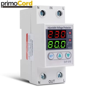 primoCord110V 120V Adjustable Intelligent Self-Restoring Over/Under Voltage Protector <strong>Automatic</strong> <strong>Reset</strong> Switch <strong>Circuit</strong> <strong>Breakers</strong> - Product Image 3