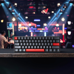 Drunkdeer G60 có dây RGB Backlit chơi game Bàn Phím Cơ khí Thiết bị chuyển mạch từ lập trình phím 62 phím số bàn phím USB-C - Product Image 1