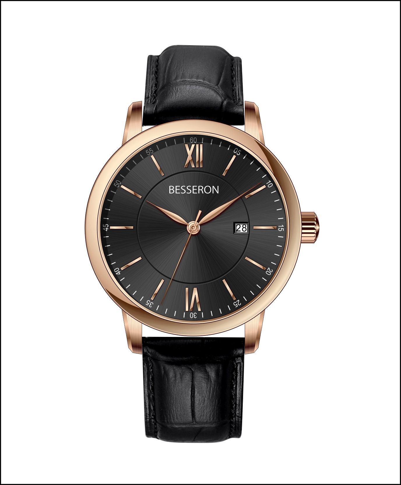 montre en cuir simple 11
