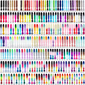 24 Inch 100 G Jumbo Bện Tóc Yêu Của Châu Phi Cao Cấp Siêu Bện Tóc Yaki Bện Tóc Bán Buôn - Product Image 5