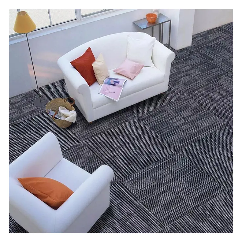 Gewerbe teppiche personalisiert gestreifte Polypropylen teppiche flammenhemmend schalldicht und verschleißbeständig teppiche