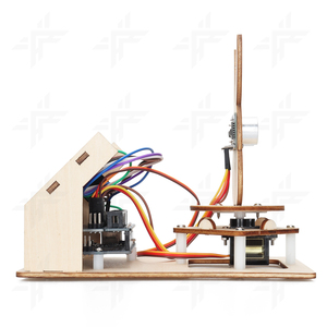 Kit Robot a ultrasuoni di fabbrica per la programmazione di 328P Robot per l'istruzione Kit Robot rilevabile in legno
