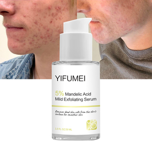 Özel hafif ating hassas akne gözenek küçültmek parlatıcı Regenerate Glow onarım nemlendirici yüz 5% Mandelic asit Serum