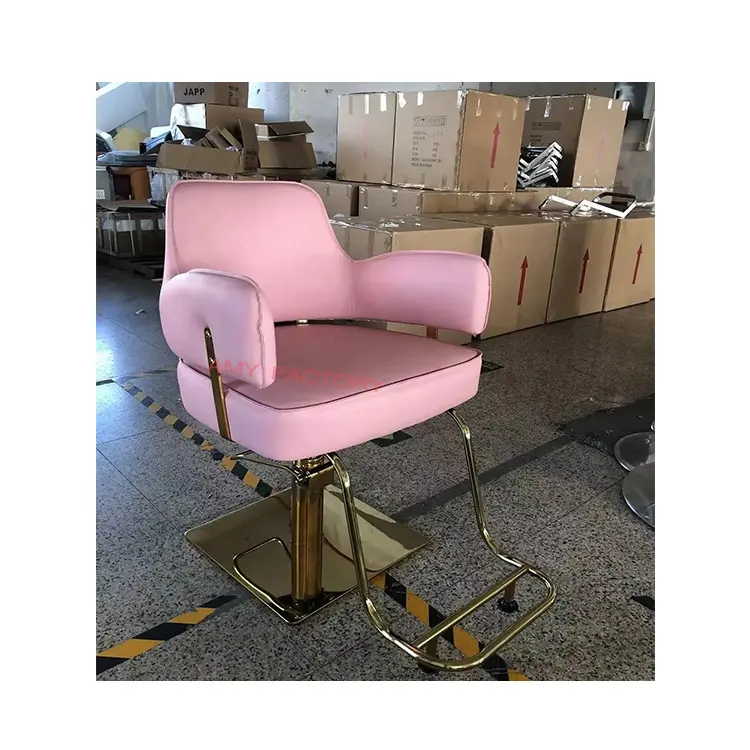 Venta al por mayor de peluquería, corte de pelo, equipo de salón de belleza, silla de barbería, peluquería para barbería, silla de barbería