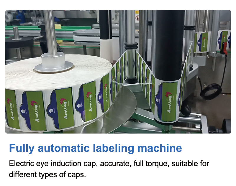 Automatic liquid foaming liquid filling machine Automatic water glass bottle liquid tube filling machine