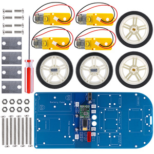 OPEN-SMART 4WD Serial blvetooth-Compatible Control Gear Motor Smart Car Kit Easy-plug colorido XH 2,54mm socket para Arduino