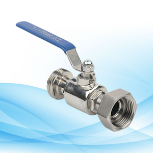 Manual SS304/SS316L 3-<strong>Way</strong> Sanitary Tri-Clamp Ball Valve, Non-Retention <strong>Square</strong> Design - Product Image 2