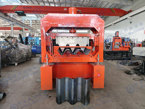 Trung Quốc Nhà cung cấp đường cao tốc hộ Lan Tôn sóng cuộn cựu Máy mái ngói bảo vệ đường sắt tấm đường cuộn tạo thành máy - Product Image 6