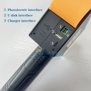 HITEK Tij 12.7MM IP100 Hand-Tinten strahl drucker Chargencode-Druckmaschine für Lebensmittel Kunststoff Eisen beutel Flasche Dosen box