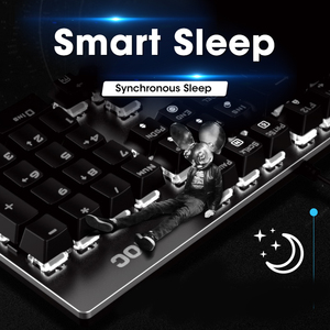AOC-Teclado mecánico para videojuegos RGB, teclado luminoso colorido con programación de Macro de Metal mecánico Real - Product Image 5