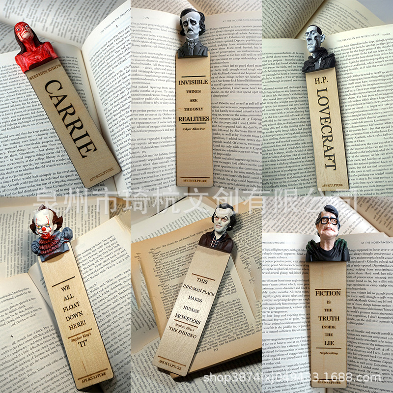 Ensemble de 6 petits marque-pages