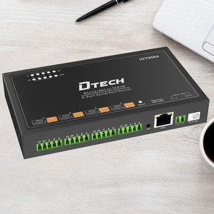 DTECH IOT9064 4 puertos RS232 RS485 a Ethernet TCP/IP convertidor servidor soporte Página Web DHCP - Product Image 3