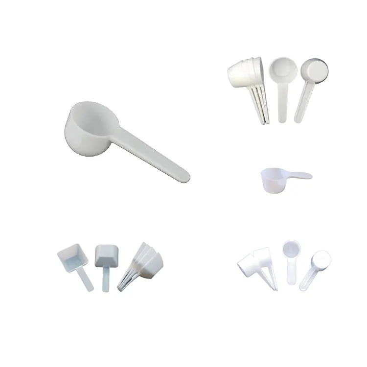 Wholesale Long Handle Plastic Measuring Cup Spoon 1g 3g 5g 25g 50g Powder Spoon Scoop