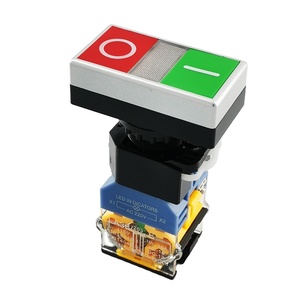 LED indicatore pulsante interruttore 22mm LA38-11D DC12V 24V AC 220V 380V 1NO + 1NC illuminato pulsante a doppia testa - Product Image 3