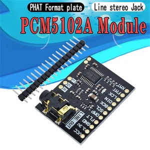 Per scheda Audio Raspberry Pi pHAT I2S interfaccia PCM5102 modulo DAC scheda Audio a 24 bit con Jack Stereo oltre ES9023 PCM1794 - Product Image 1