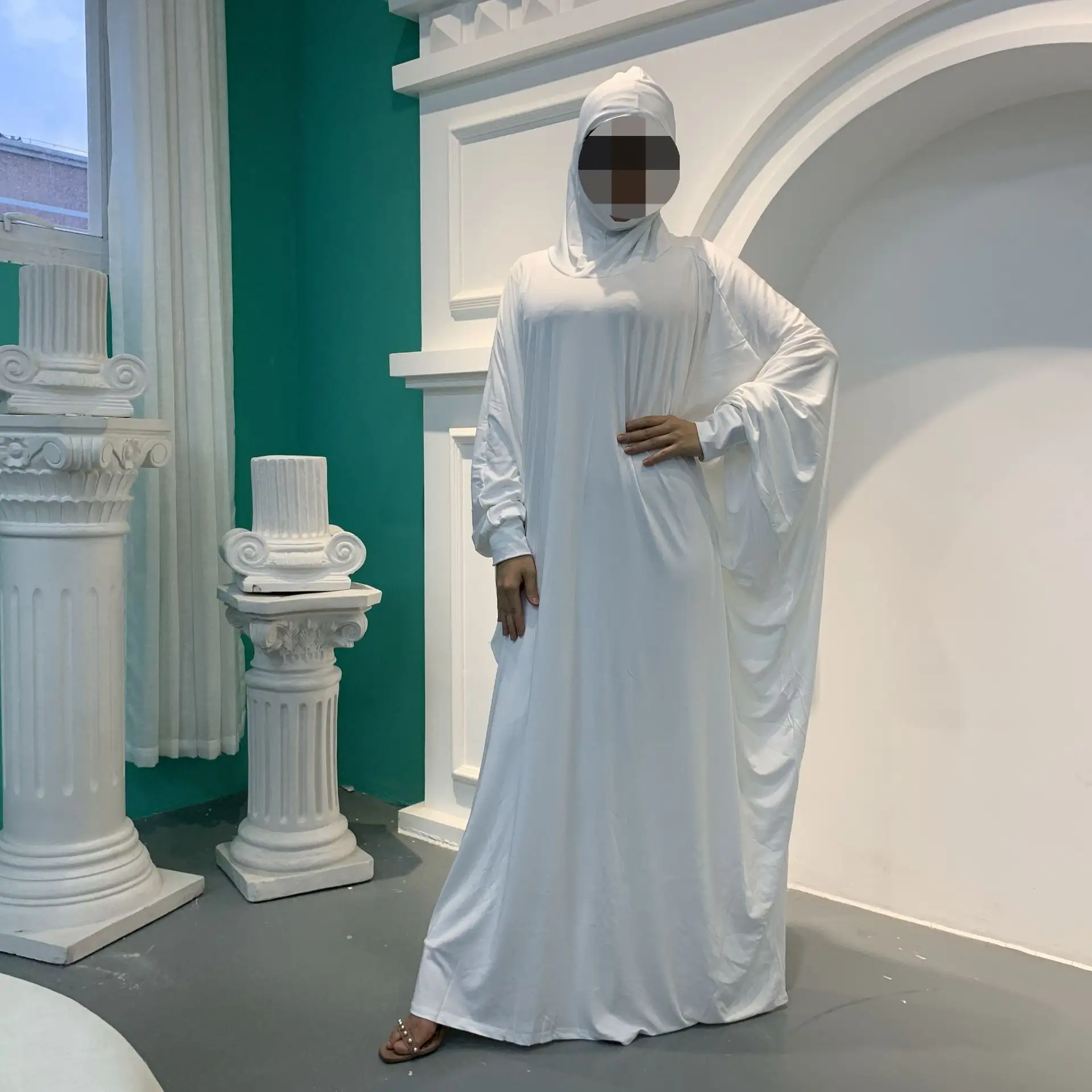 وصل حديثًا ملابس نسائية إسلامية بوركا إسلامية إسلامية أفريقية ملابس مطبوعة عباية هيريس Muculmanas Vestido عباية حجاب