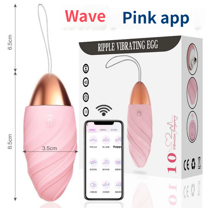 Vibromasseur Wave - APP Rose
