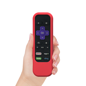 SIKAI silikon kutu örtüsü için TCL ROKU 1 2 3 4 LT HD XD XS akıllı TV uzaktan kumanda muhafazası koruyucu cilt Roku streaming Stick - Product Image 4