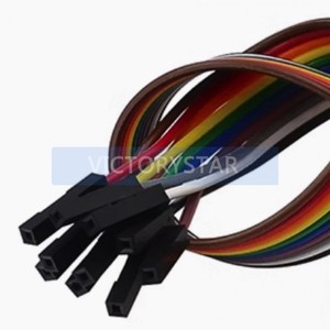 DuPont Wire to Test Hook <strong>Logic</strong> Analyzer Hooks 10 Small Red ICs in a Group - Product Image 2