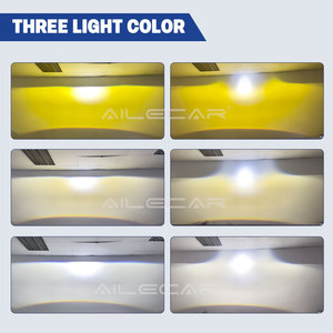 โคมไฟตัดหมอก LED 2025 Bi พร้อมดีไซน์สไตล์ Mech ที่เป็นเอกลักษณ์ไฟขับขี่12V สำหรับรถยนต์ที่มีช่วงสี6000k-3000k-4300k - Product Image 4