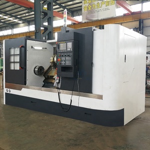 Torno CNC de cama inclinada de alta precisión TC4558x2000 Procesamiento de metales de precisión inclinada de 45 grados Suministro directo de fábrica china - Product Image 2