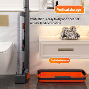 Venda quente Wash Flat <span class=keywords><strong>Mop</strong></span> Set Espremedor <span class=keywords><strong>Mop</strong></span> Com Balde De Limpeza Doméstico Piso Absorvente <span class=keywords><strong>Mop</strong></span> Balde Set - Product Image 6