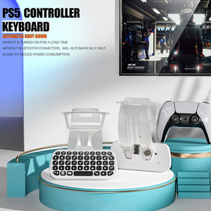 适用于Playstation 5 PS5的C型端口3.5毫米音频插孔内置扬声器无线游戏手柄键盘语音聊天板 - Product Image 4