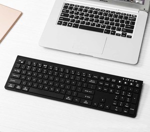 108 Key Qwerty Wireless Office <strong>Keyboard</strong> All-in-one Dual System Rechargeable BT5.0 <strong>Keyboard</strong> for MacBook iMac - Product Image 6