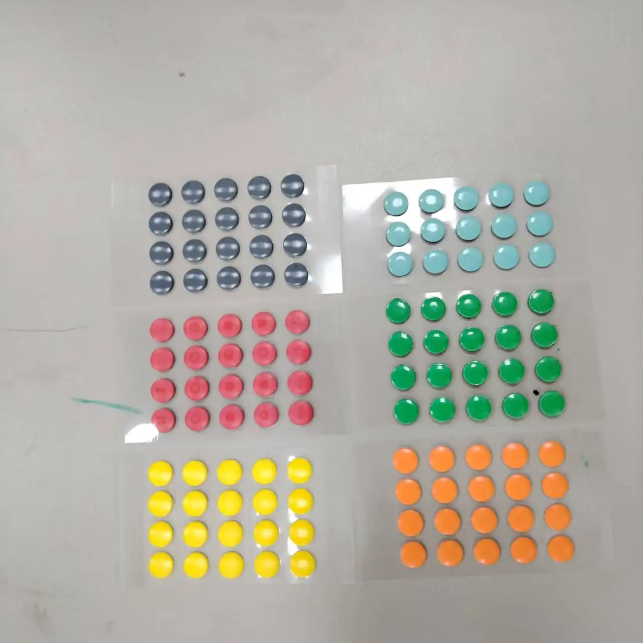 20pcs-6.5mm Orange Control + Silence