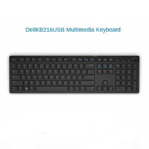 DELL KB216 Wired USB <strong>Keyboard</strong> Black Universal Ergonomic Combo for Notebook Desktop <strong>Computer</strong> Office Multimedia - Product Image 2