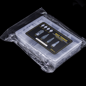 プライベートラベルマルチシェイプネイルデュアルフォームネイルシリコン卸売2in1アクリルエクステンションネイルフォームのヒント - Product Image 4