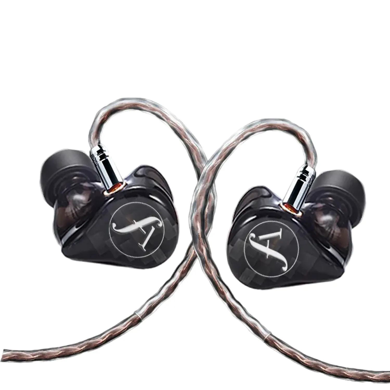 Venda quente Wired Earbuds Equilibrado 1ba 1dd em Ear Monitores Fones De Ouvido para Músico Cantor Estágio Banda Hifi Kbear fone de ouvido personalizado
