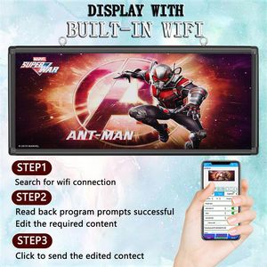 Display a LED programmabile a colori per esterni ad alta risoluzione P5 impermeabile per Display a scorrimento aziendale - Product Image 6