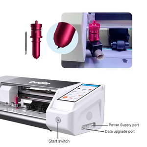 Özelleştirilmiş tam otomatik cep telefonu ekran koruyucu kesme Tpu hidrojel Film cilt Sticker Plotter makinesi kamera PC için - Product Image 2